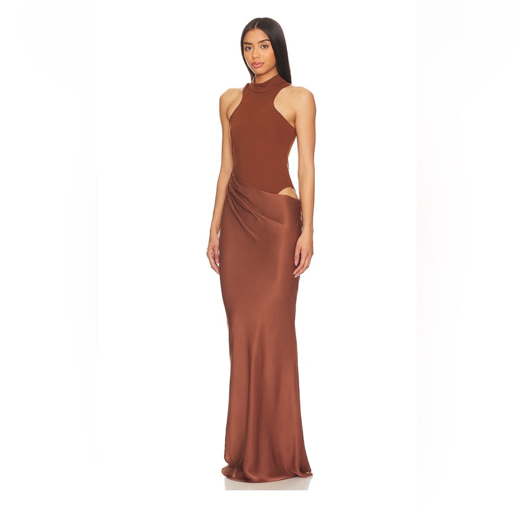 Camila Coelho Estrella brown 2 piece dress, medium - Picture 4 of 16